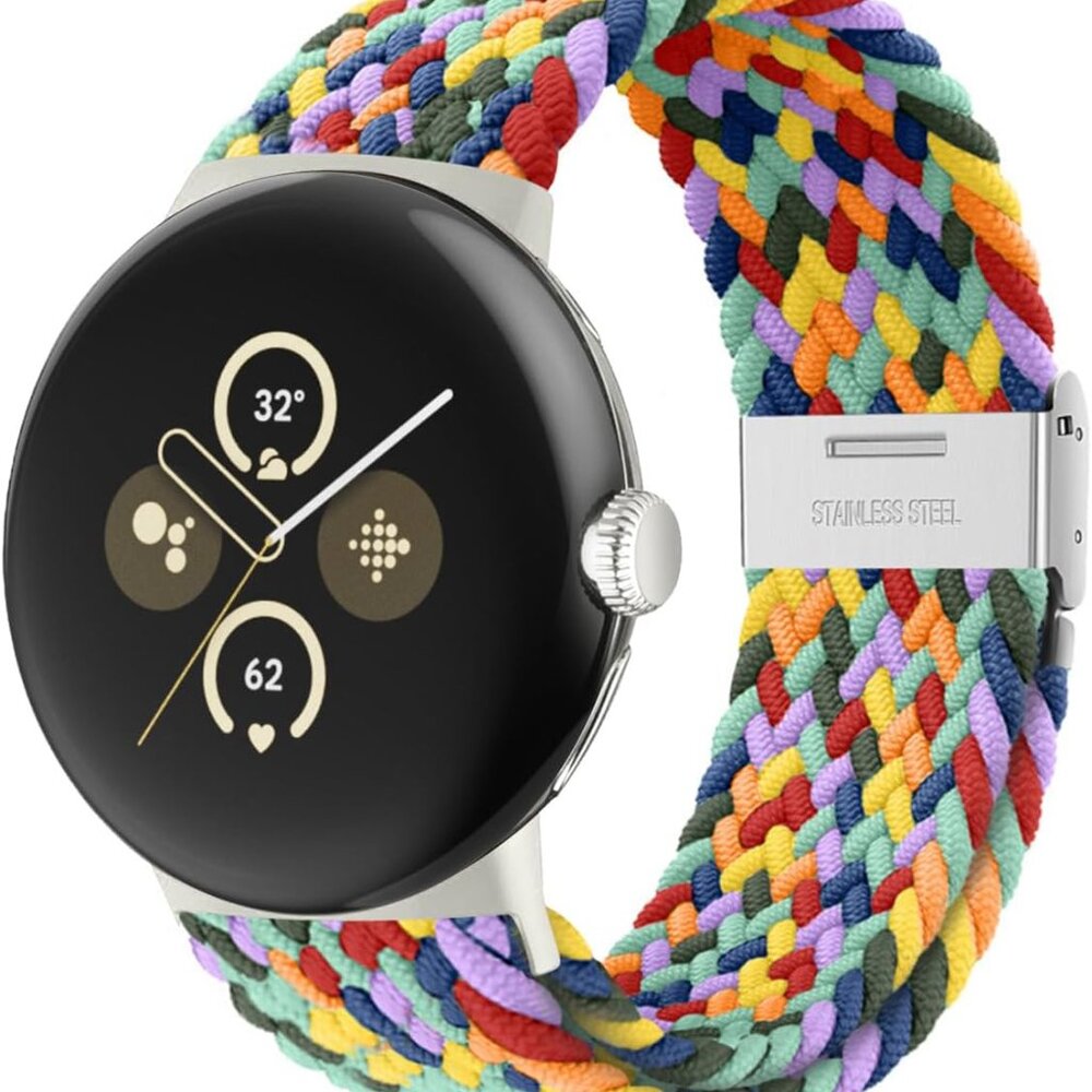 Stretchy Braided Bands Compatible With Google Pixel Watch 3 Band 41mmPixel Watc